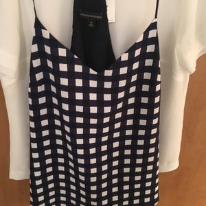 Banana Republic Navy Gingham Cami